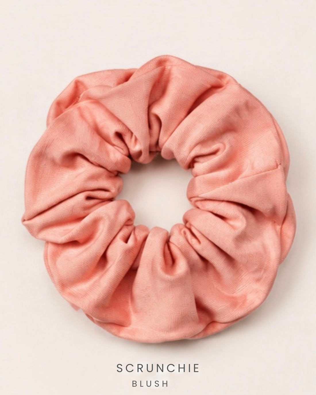JUMSIE™ Bamboo Scrunchie – Blush