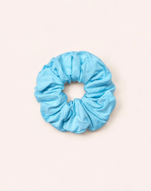 JUMSIE™ Bamboo Scrunchie – Light Blue