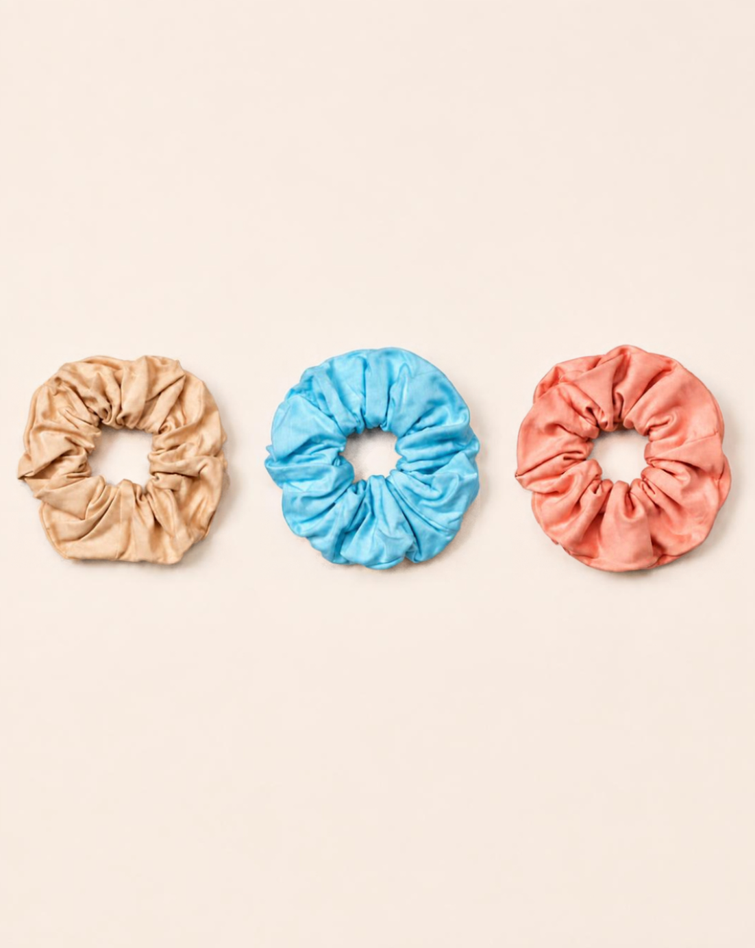 JUMSIE™ Bamboo Scrunchie 3-Pack – Kids