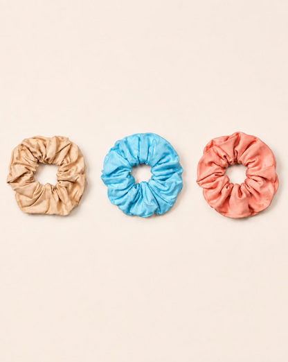 JUMSIE™ Bamboo Scrunchie 3-Pack – Kids