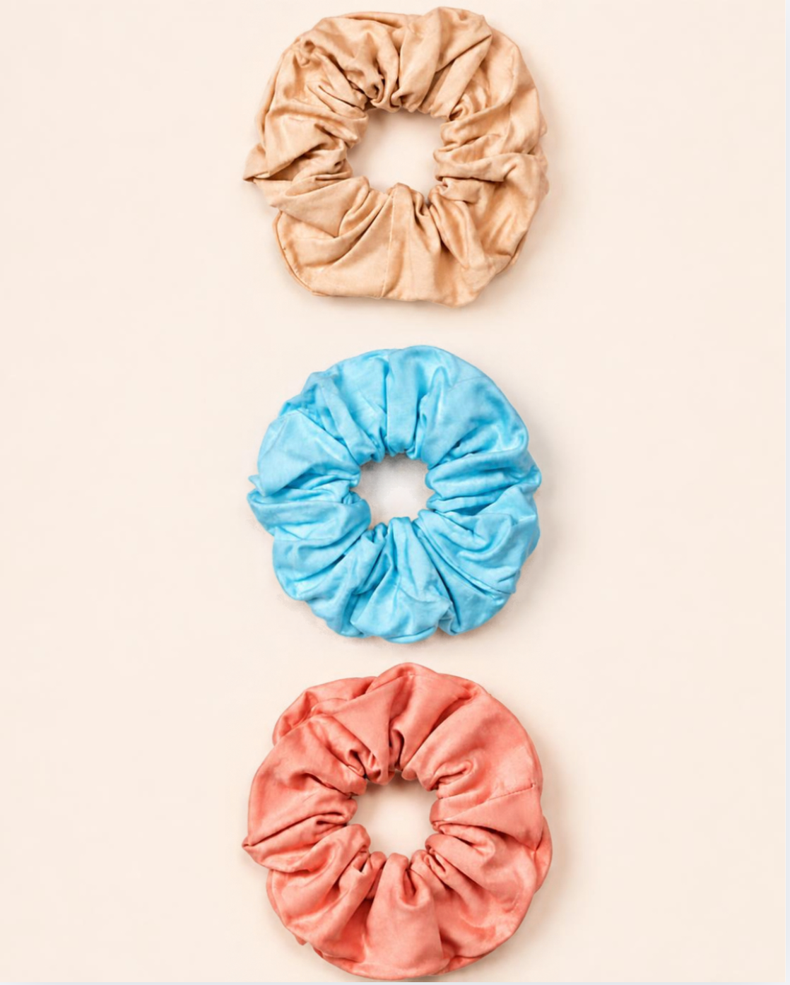 JUMSIE™ Bamboo Scrunchie 3-Pack – Kids