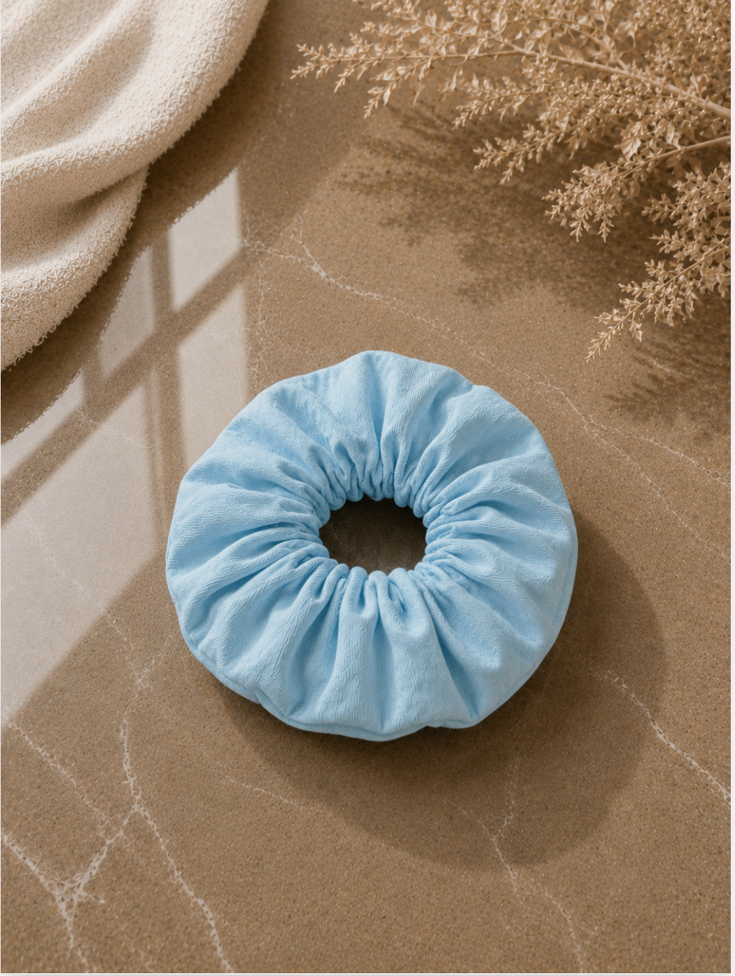 BLUEBERRY BAMBOO SCRUNCHIE